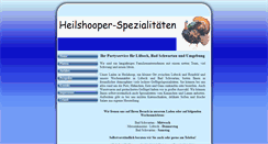 Desktop Screenshot of heilshooper-spezialitaeten.info